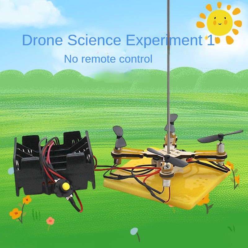 Drone 3D Modeling - Kids Assembled Drone Toy with Switch