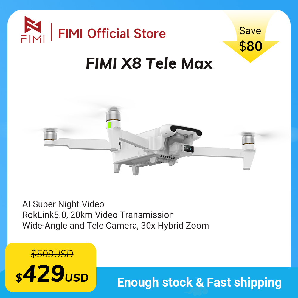 FIMI X8 Tele Max new drone Wid - Drone Thermal Imaging incelemesi ve fiyatı