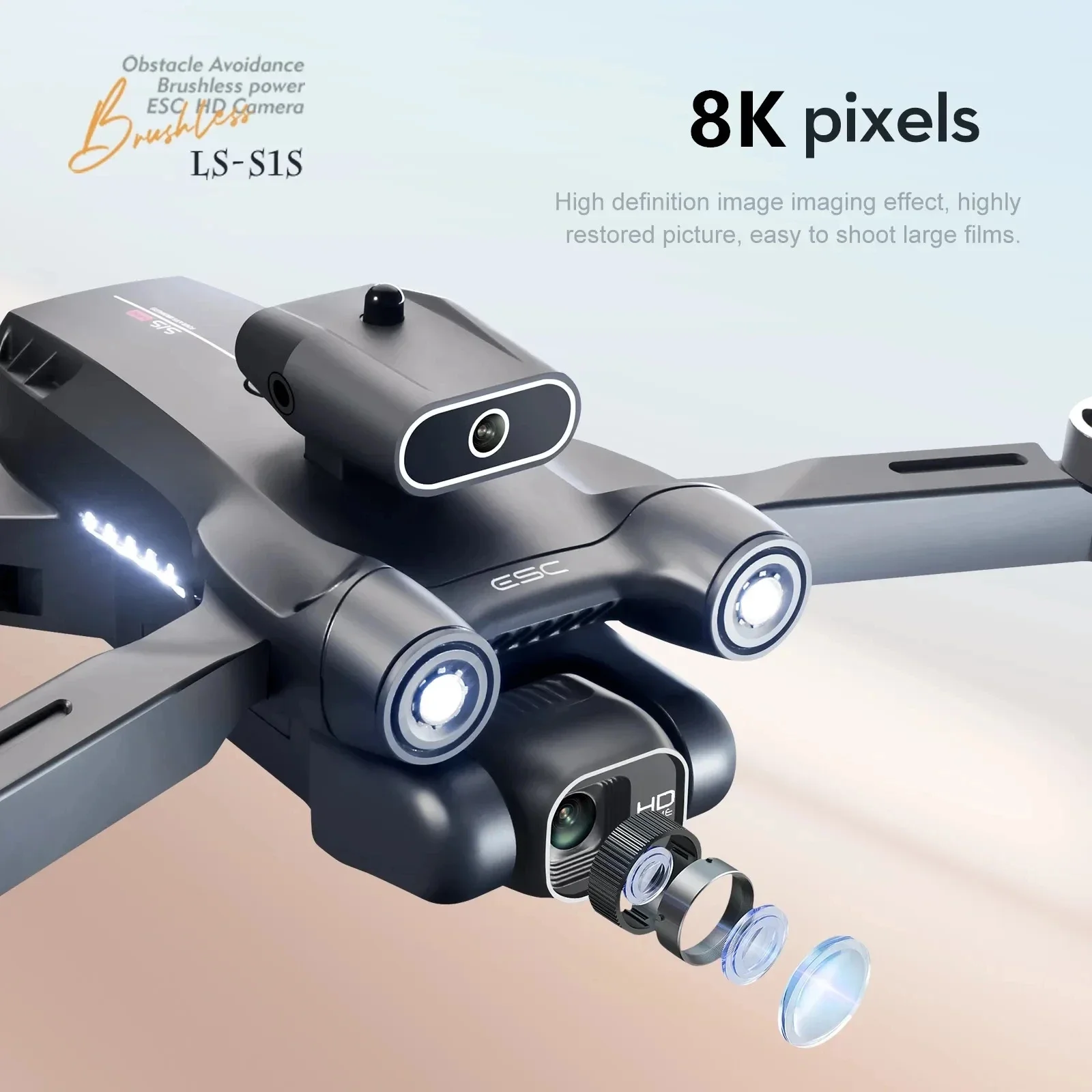 New S1S 5G GPS Drone Camera 8K - Drone Lidar incelemesi ve fiyatı