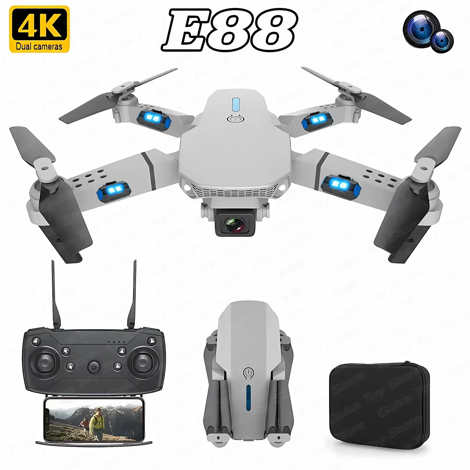 E88 Pro WIFI FPV Drone Wide An - Drone Lidar incelemesi ve fiyatı