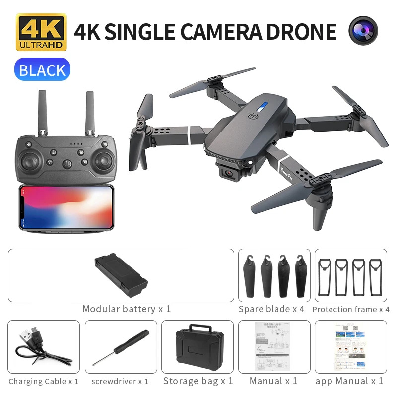E88 ProIntelligent Folding Dro - Drone Cinematic incelemesi ve fiyatı