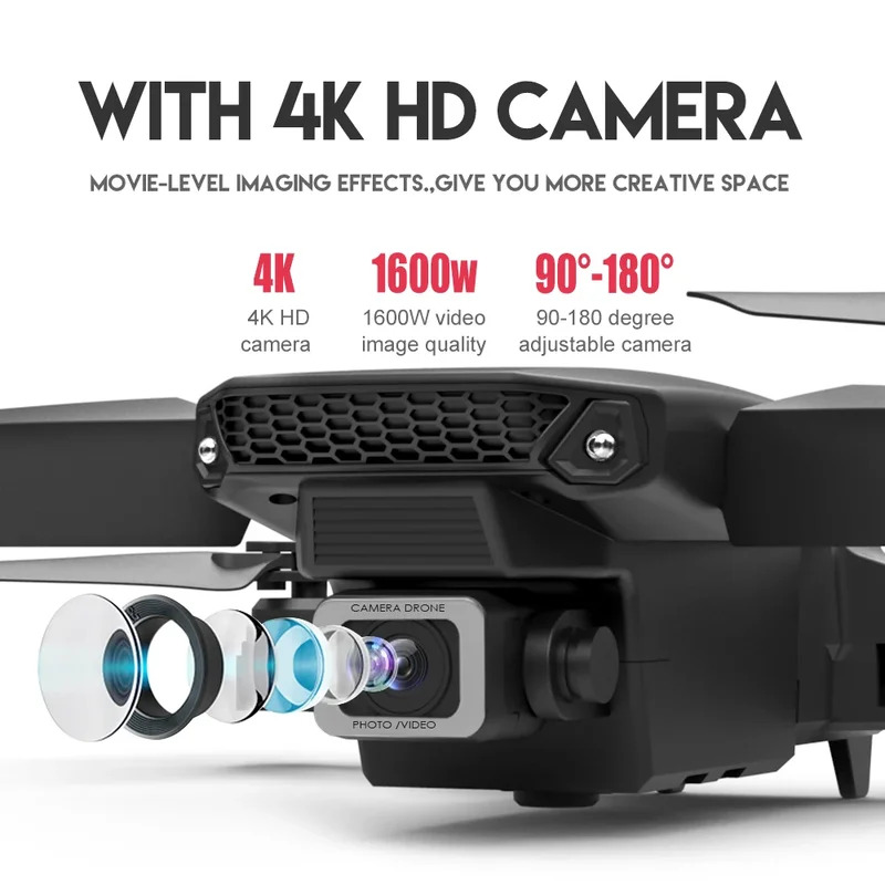 E88 ProIntelligent Folding Dro - Drone Cinematic incelemesi ve fiyatı