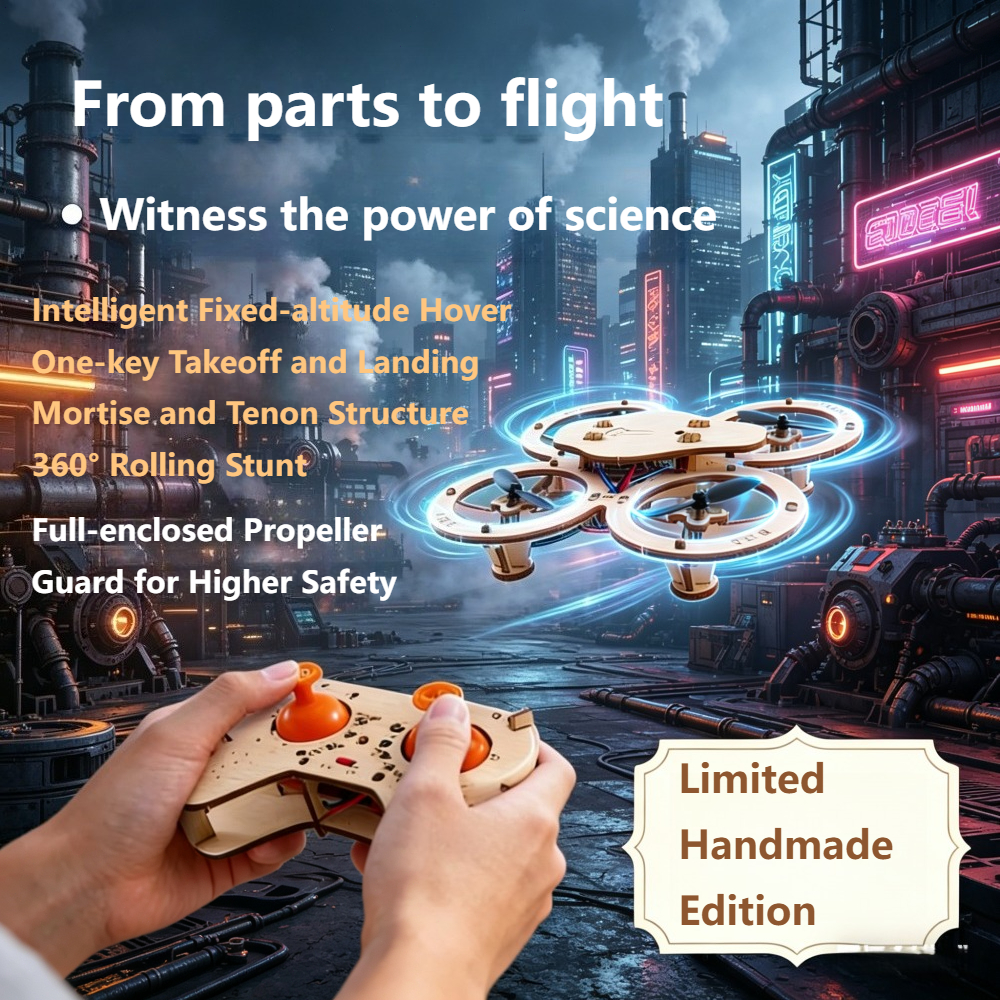 2026 New Wooden DIY Assembled  - Drone Aerial Photography incelemesi ve fiyatı