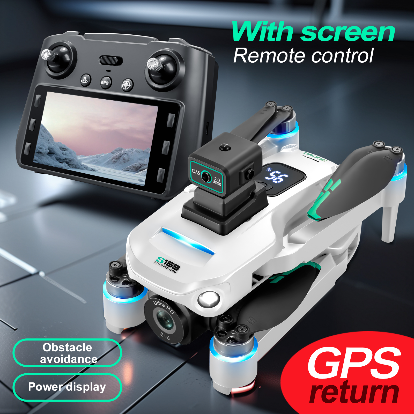 S159 GPS Drone 4K Profesional  - Drone Cinematic incelemesi ve fiyatı